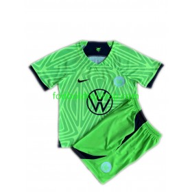 VfL Wolfsburg Børn Hjemme Fodboldsæt 2022-23 S/S (+ Korte bukser)